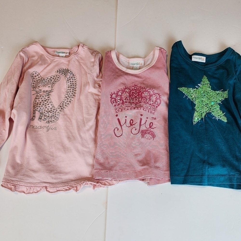 Naartjie long sleeve shirts size 4 bundle
